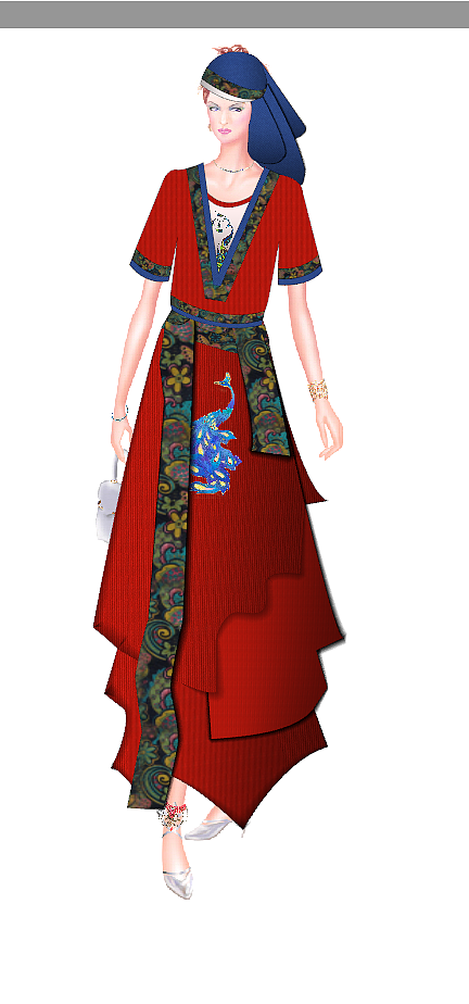 民族服装 雀舞（图ZNjA1ODgxMzI=） - 其他服装 - 站酷设计师嗨小伙原创素材 - 站酷ZCOOL
