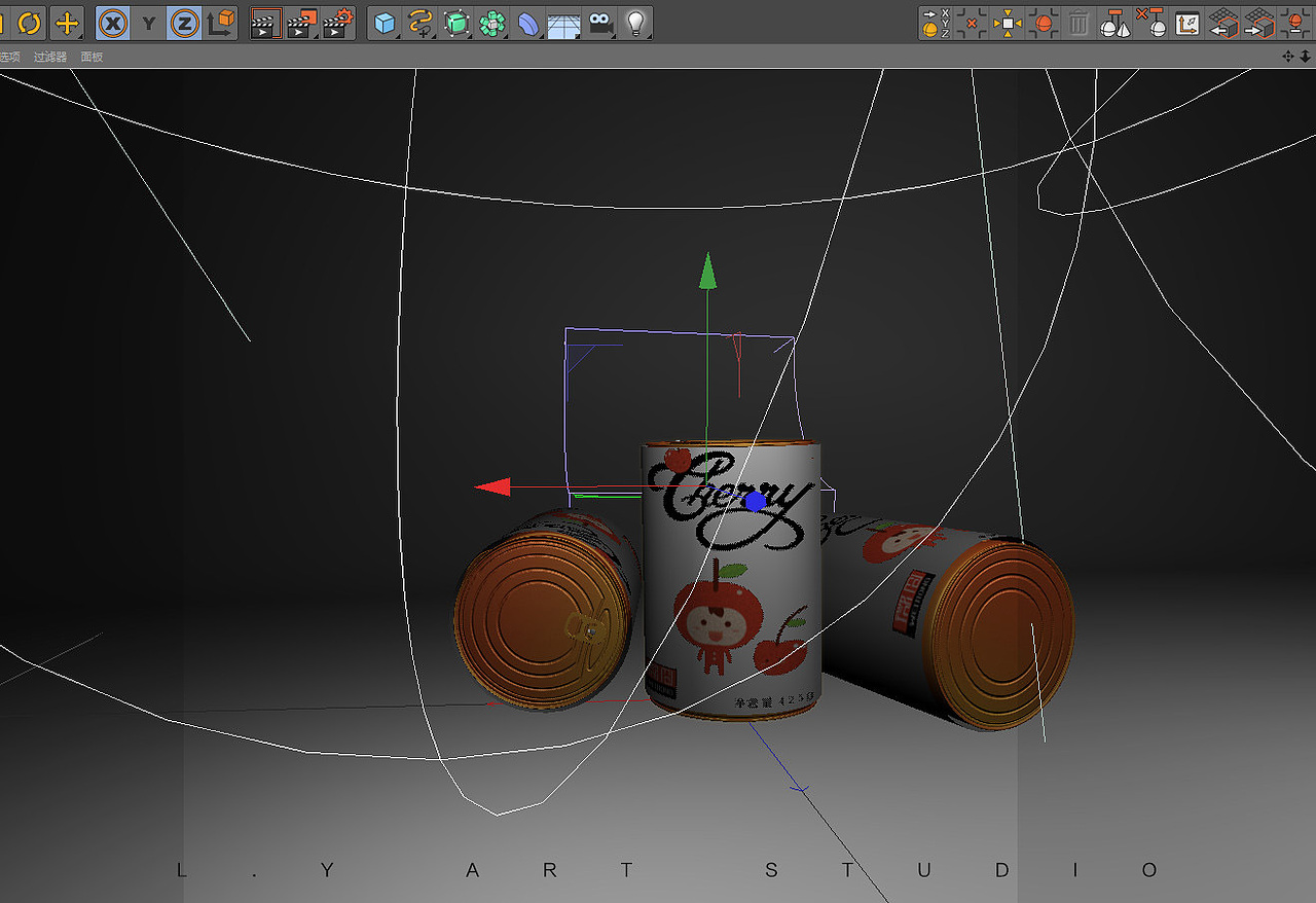 罐装食品外包装C4D建模渲染结合PS、AI贴图设计效果图（图ZMTQ0MjAyNjQ4） - 包装 - 站酷设计师乐艺网络原创素材 - 站酷ZCOOL