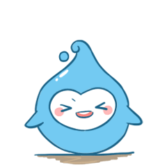 小水滴胖嘟表情包