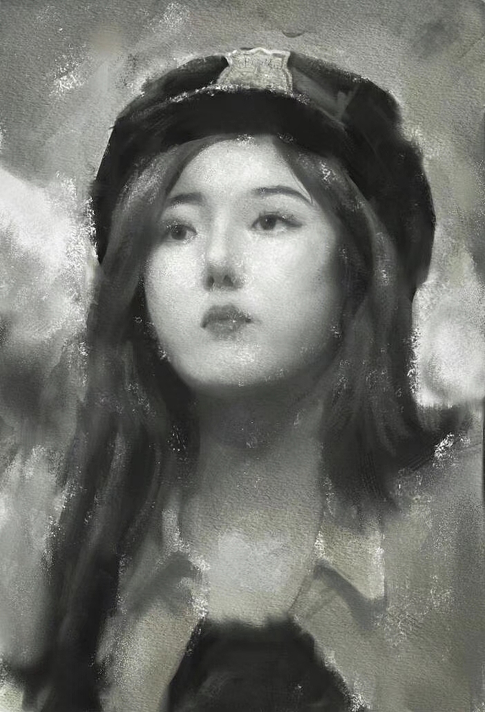 【板绘】原创饭绘gfriend sinb 黄恩妃 喷枪加水彩质感（图ZMjU3NjgxMzAw） - 艺术插画 - 站酷设计师画画的小建原创素材 - 站酷ZCOOL