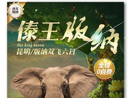 版纳  旅游 海报  平面设计
