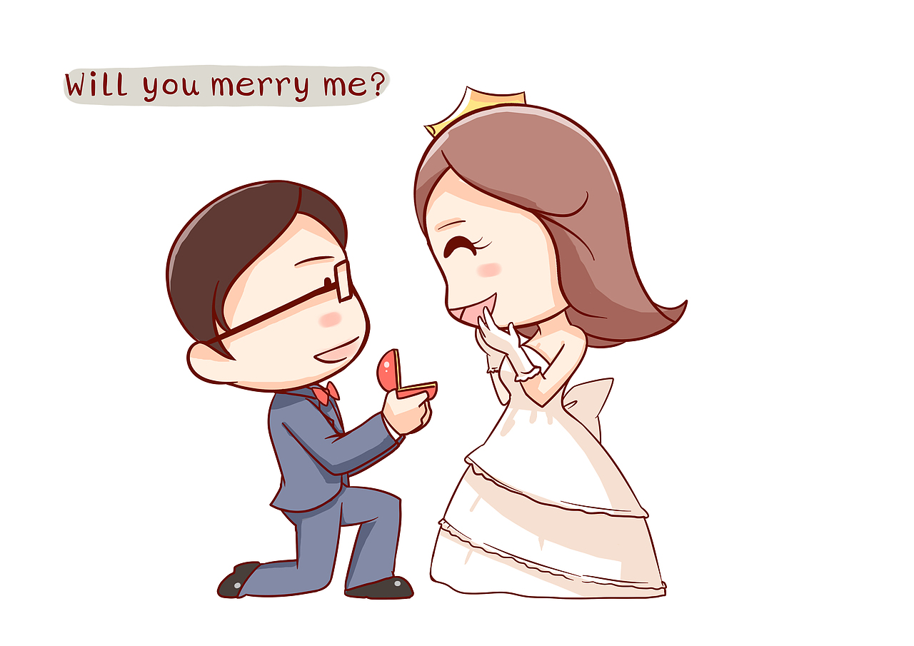 给朋友做的爱情故事漫画