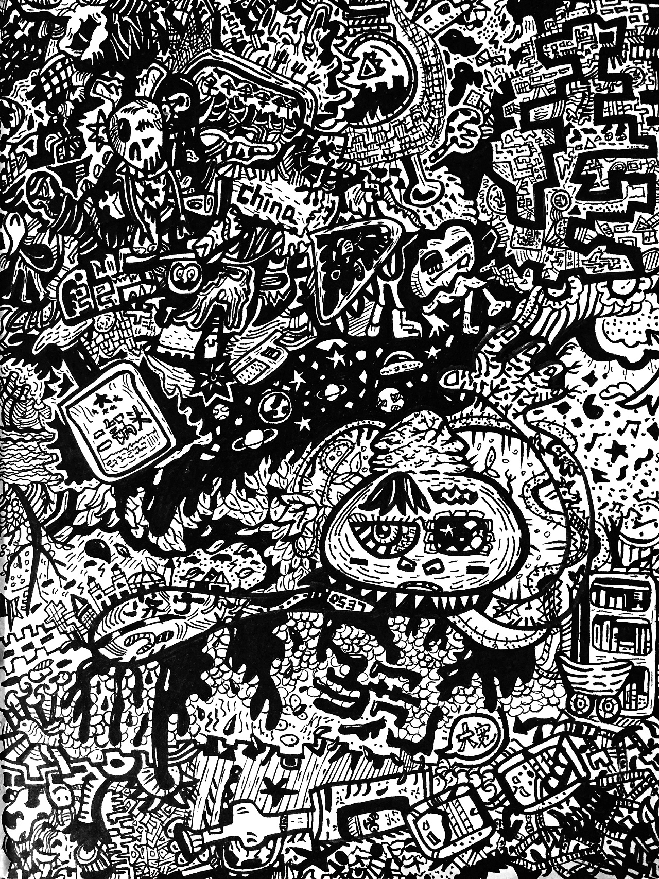 怪胎(密集恐惧症)|插画|创作习作|马大宽丶 - 原创作品 - 站酷 (zcool