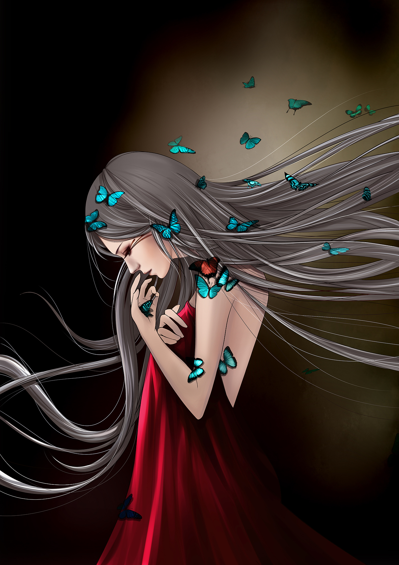 蝶（图ZMzk5OTU0MzI=） - 商业插画 - 站酷设计师长生工作室原创素材 - 站酷ZCOOL