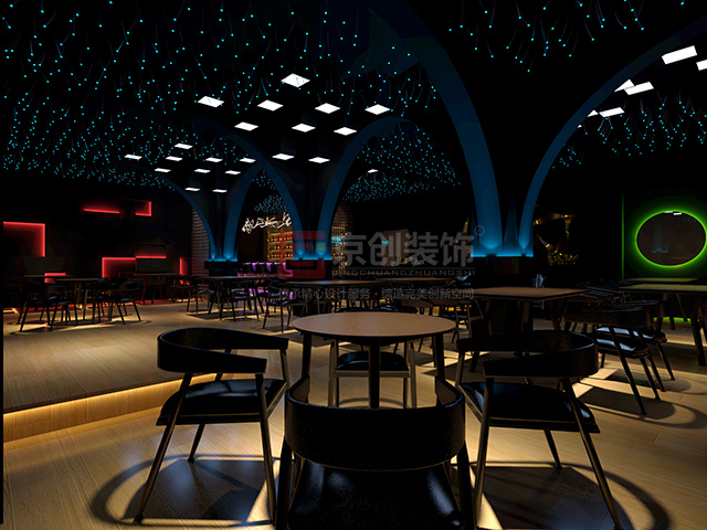 京创装饰|200平新密静吧装修设计