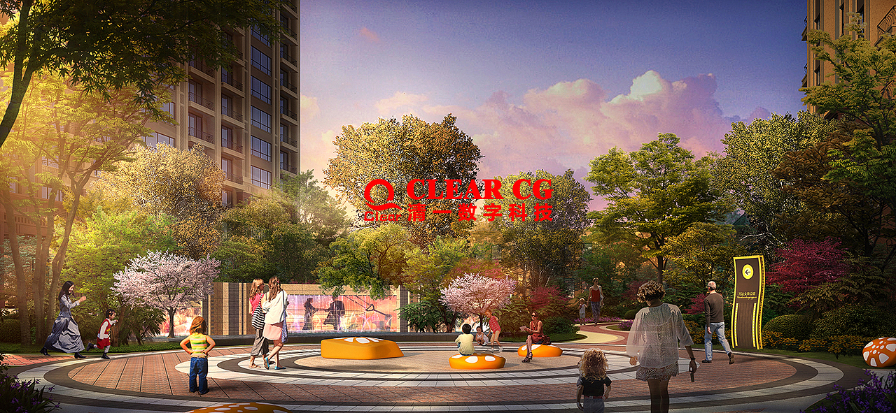 景观表现（图ZMTA5MjgwMjE2） - 景观设计 - 站酷设计师清一数字科技原创素材 - 站酷ZCOOL