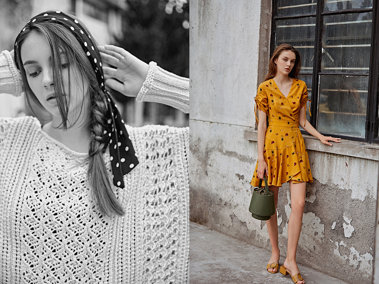 某品牌女装拍摄秋冬Fall/Winter（图ZMTYyODEzMjA4） - 时尚/艺术摄影 - 站酷设计师小猪配齐原创素材 - 站酷ZCOOL