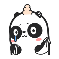 吆喝大眼眶熊猫penka表情包上线咯