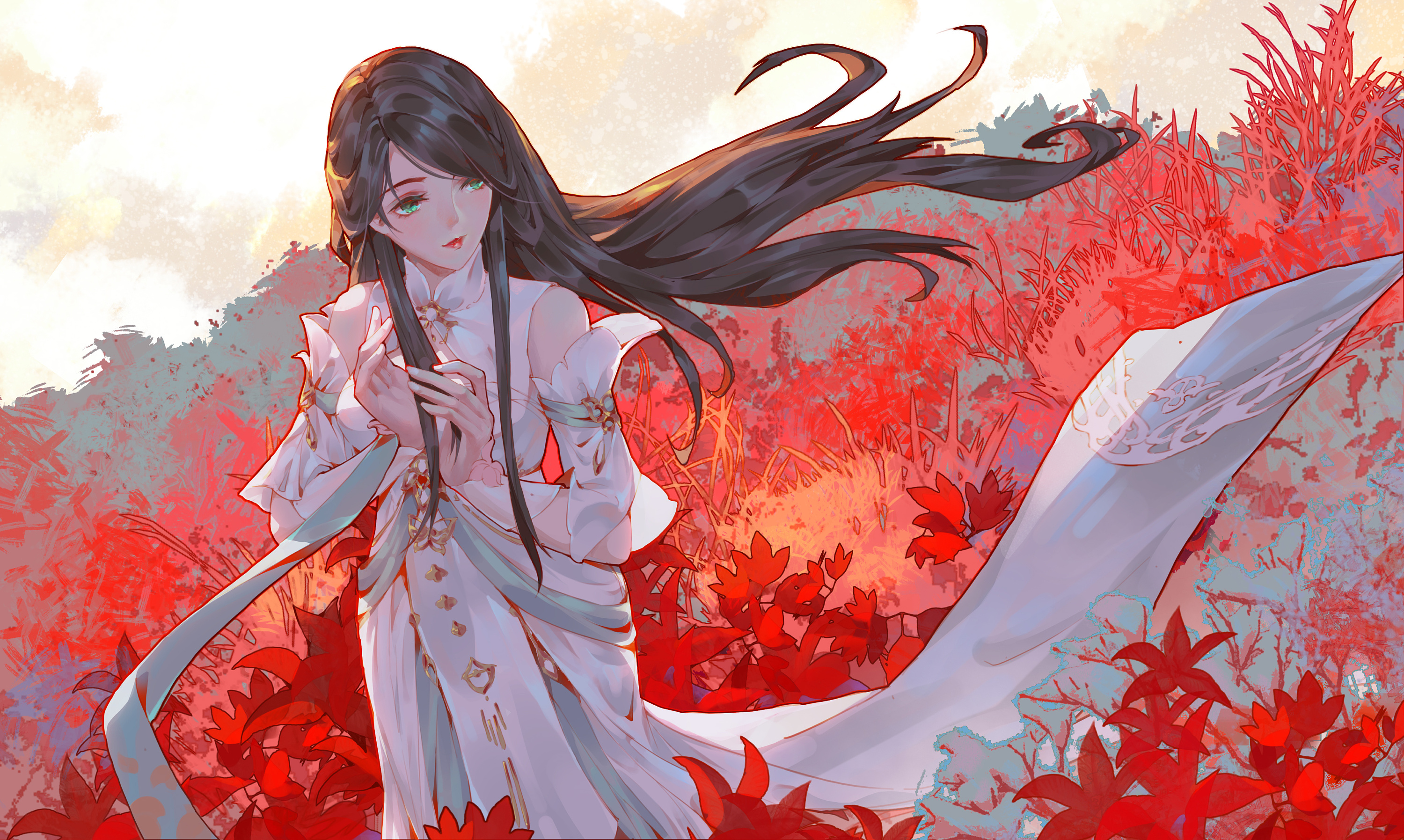 逆水寒ol--素问|插画|游戏原画|叶落笙笙 - 原创作品 - 站酷 (zcool)