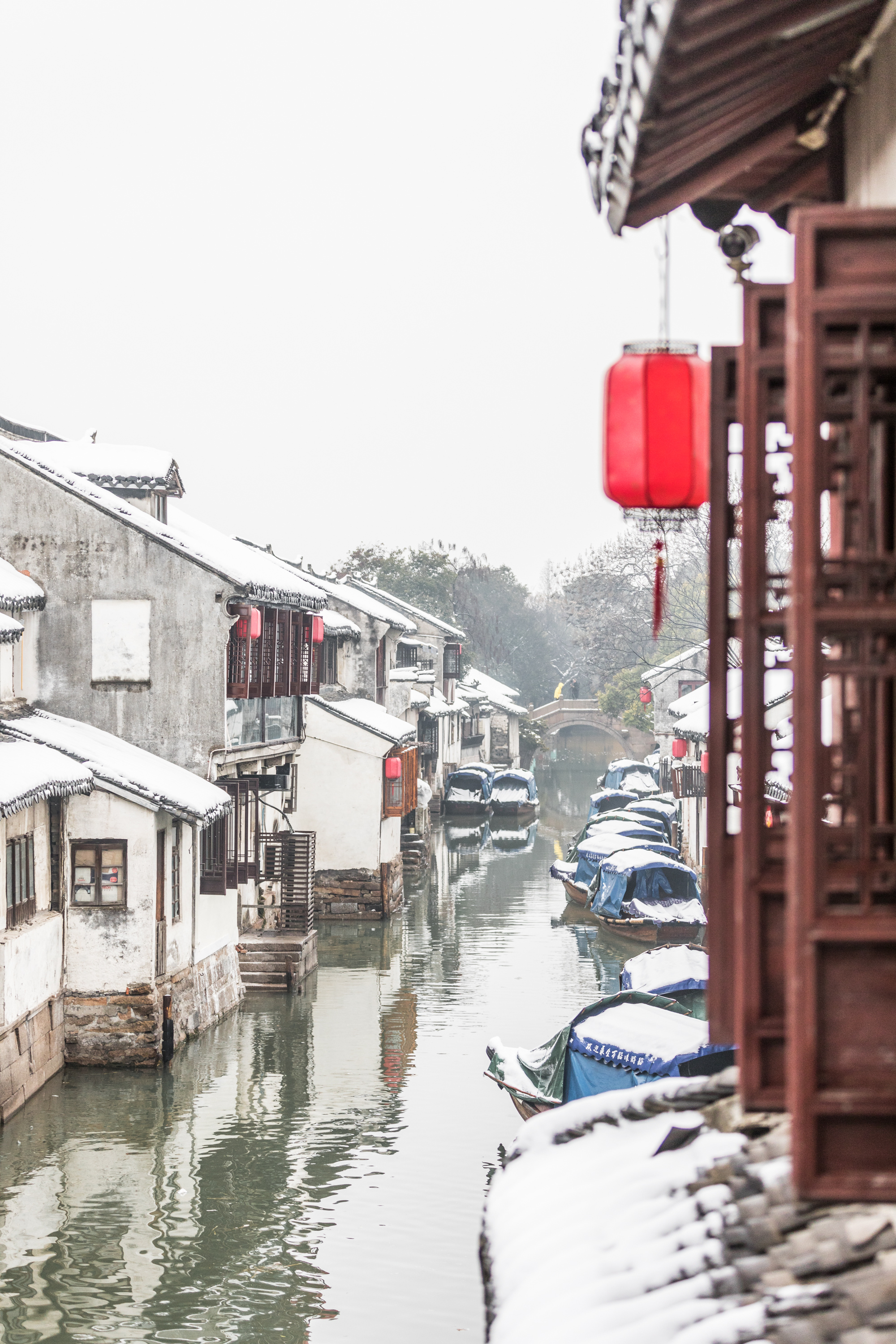2018年周庄古镇雪景