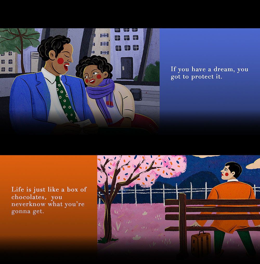 电影场景系列插画（图ZMjQ3MTg2MzA4） - 创作习作 - 站酷设计师jade32原创素材 - 站酷ZCOOL