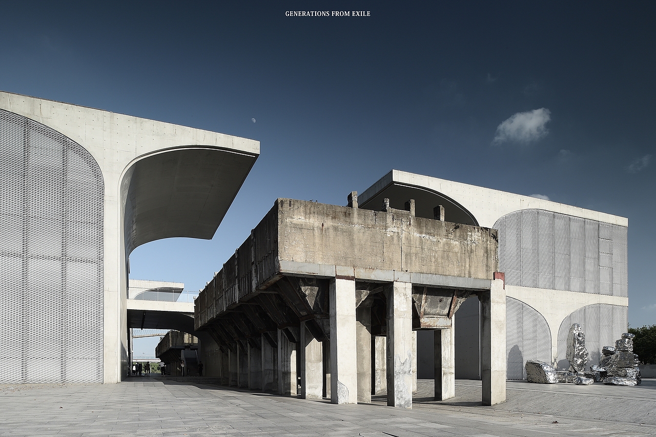 台风中的龙美术馆