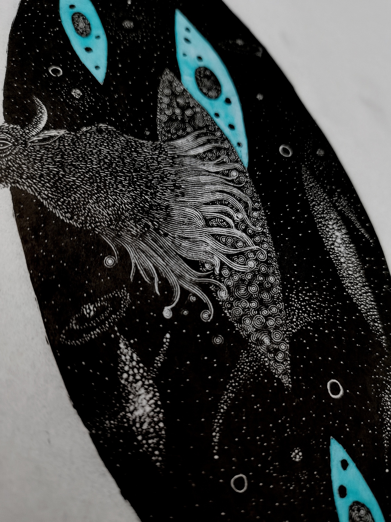 《乾坤》贺年版画（图ZMjQyNjY4MDQ0） - 商业插画 - 站酷设计师干燥吹风原创素材 - 站酷ZCOOL