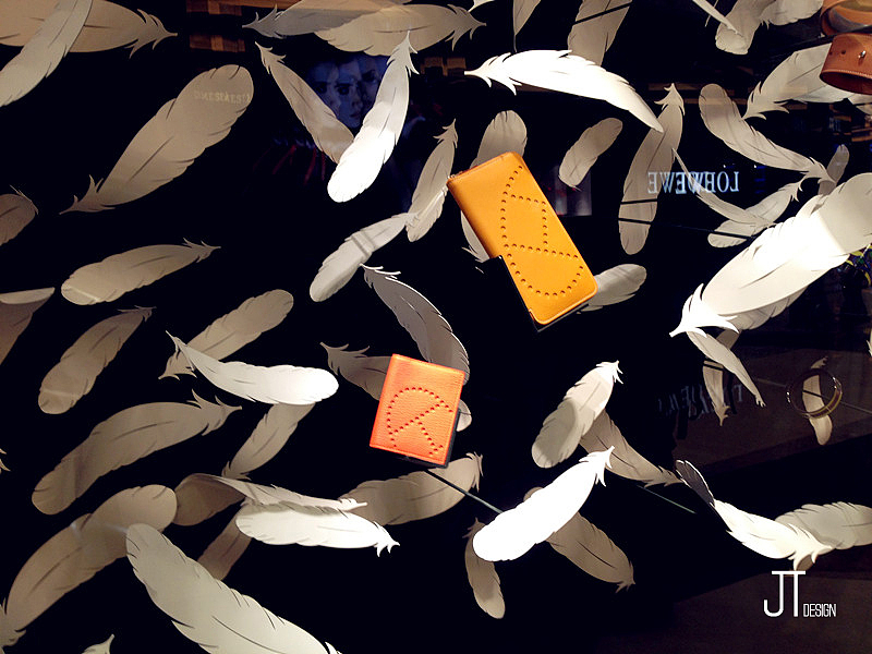 HERMES×LIGHT AS A FEATHER (2013年春夏橱窗)