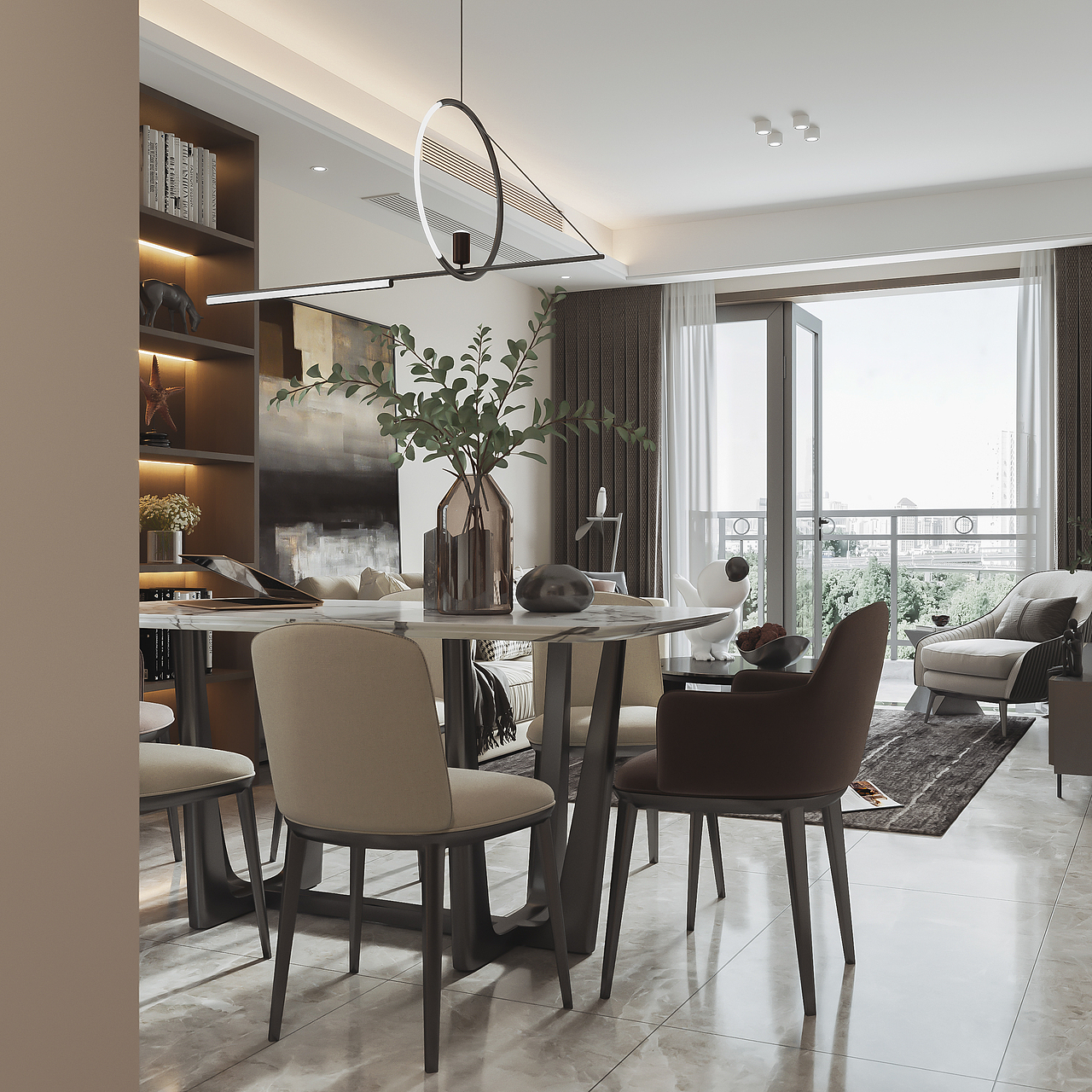 现代北欧风格效果图（图ZMTY4NzEwNzIw） - 家装设计 - 站酷设计师呜叽唛叽原创素材 - 站酷ZCOOL