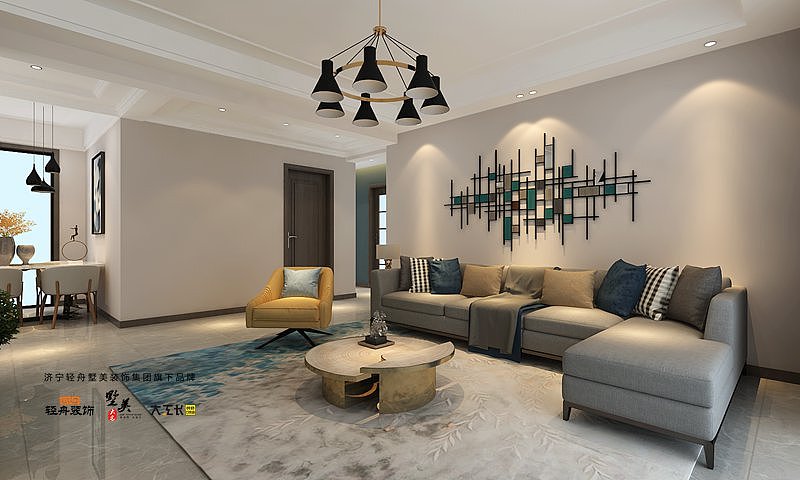 济宁豪庭御都 现代简约装修设计方案