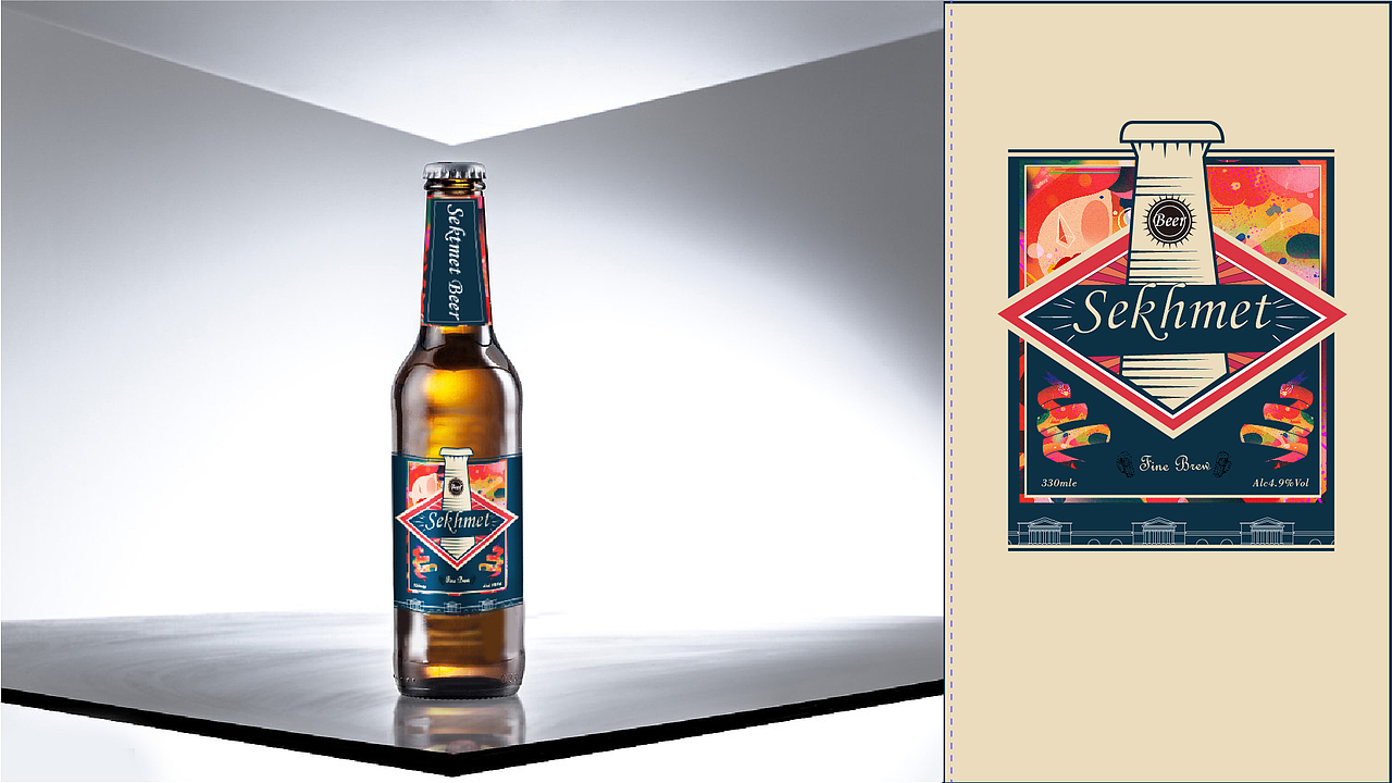 Sekhmet啤酒包装设计
