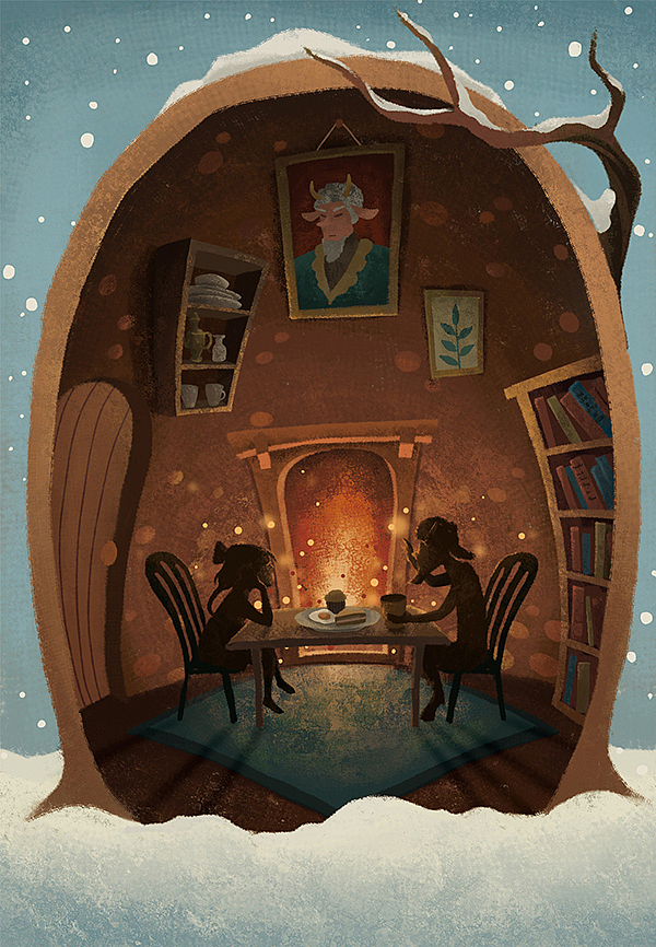 《纳尼亚传奇》——百词斩阅读计划 罗雨舒插画