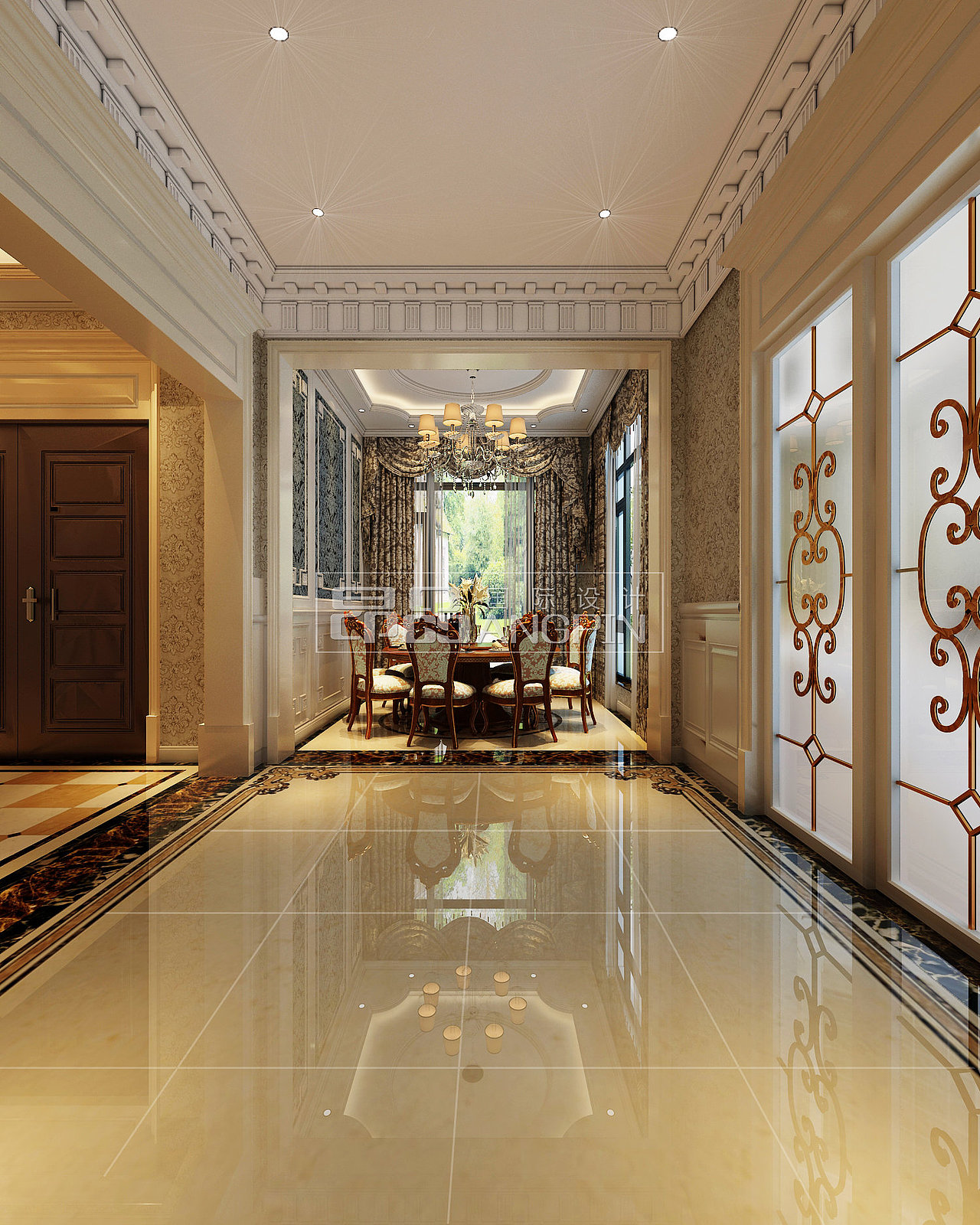 贵阳别墅装修 中铁生态城500平米别墅装修设计案例