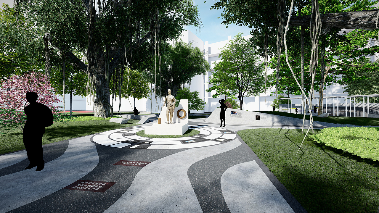 校园景观（图ZMjU4MjUxMTg0） - 场景 - 站酷设计师无眠之辈原创素材 - 站酷ZCOOL