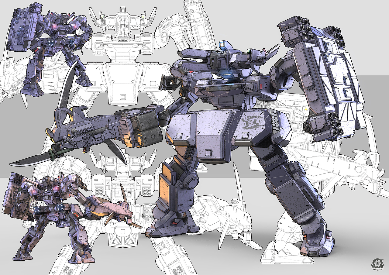 [摸鱼]某量产机竞标活动设计（图ZMTk3NzE1MzAw） - 概念设定 - 站酷设计师azgcz原创素材 - 站酷ZCOOL