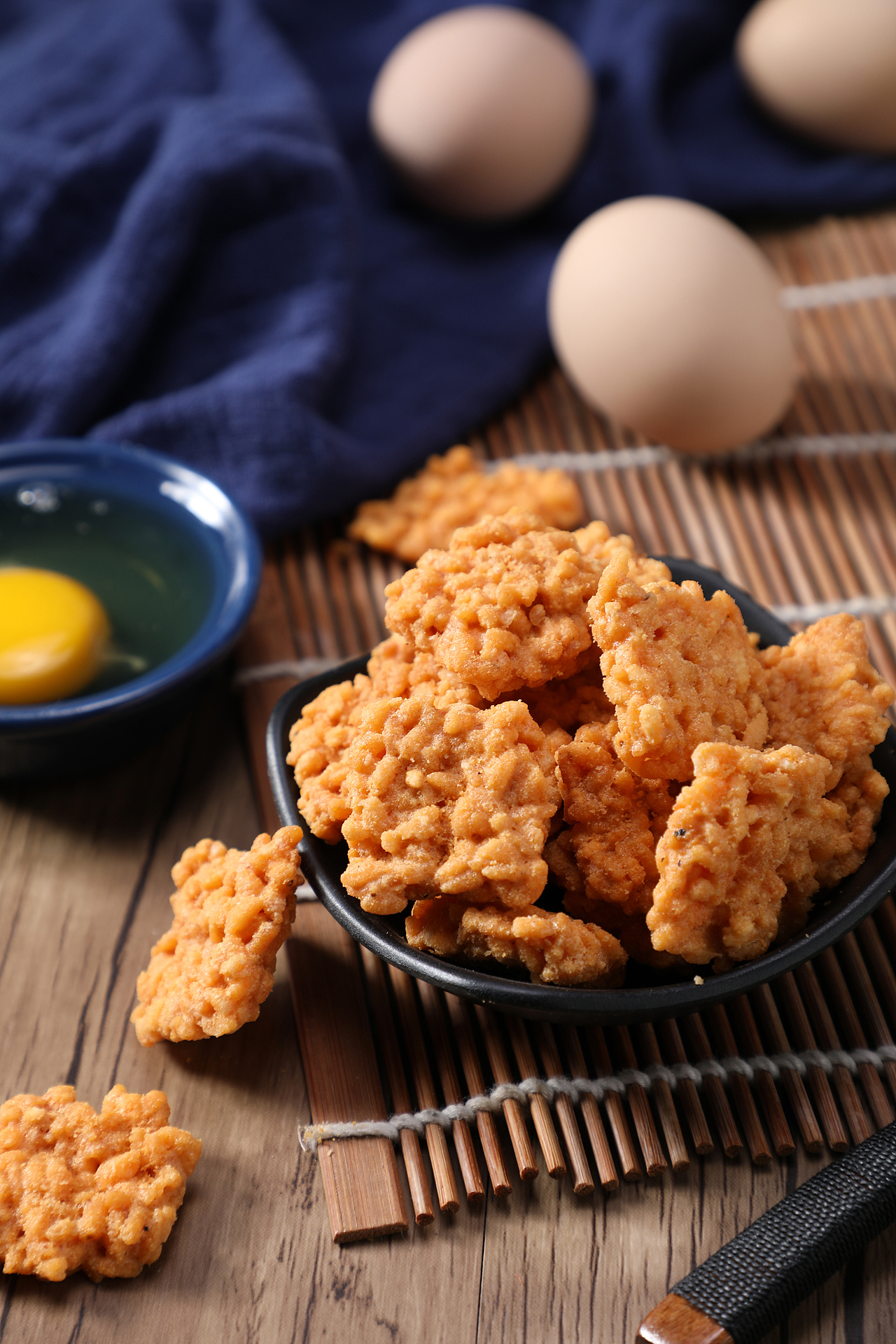 锅巴拍摄图片部分