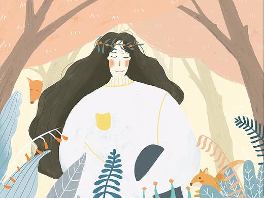 插畫練習（個人主頁-ZMzI4OTg0Njg=） - 創(chuàng)作習作 - 站酷設計師李俊梅原創(chuàng)素材 - 站酷ZCOOL