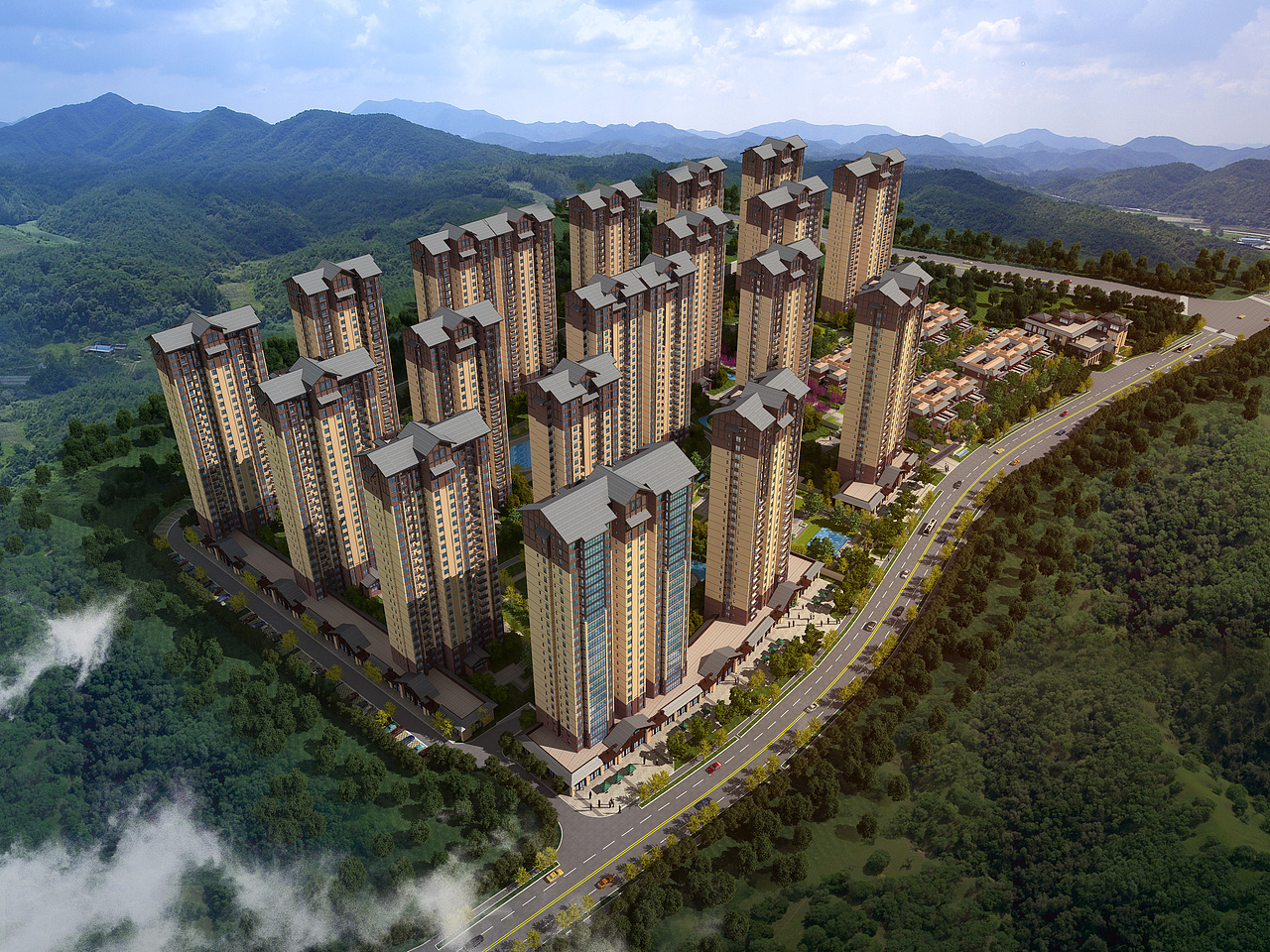 恩施龙悦湾住宅小区景观设计