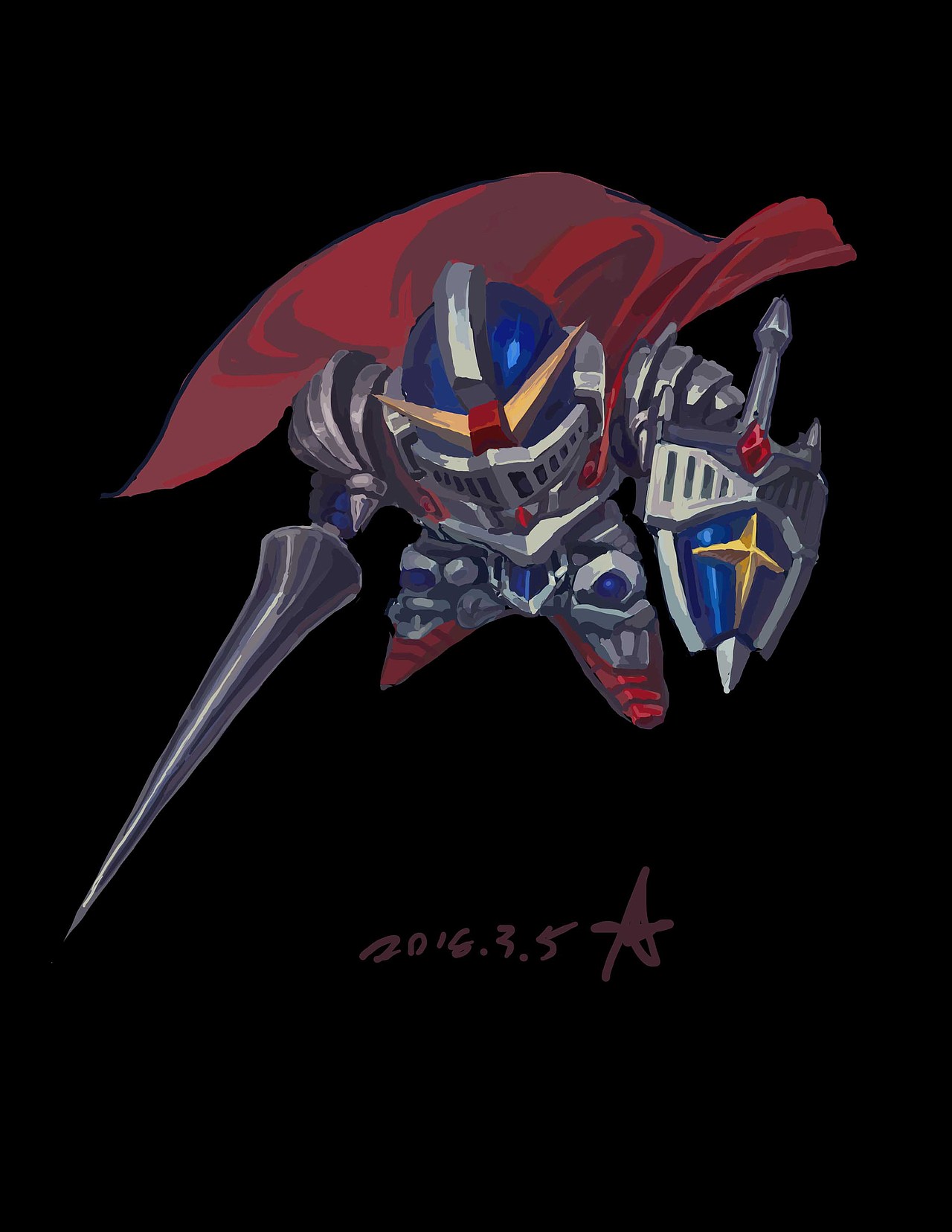 【SD高达同人】骑士系（图ZMjc1MTI1MDcy） - 创作习作 - 站酷设计师返走原创素材 - 站酷ZCOOL