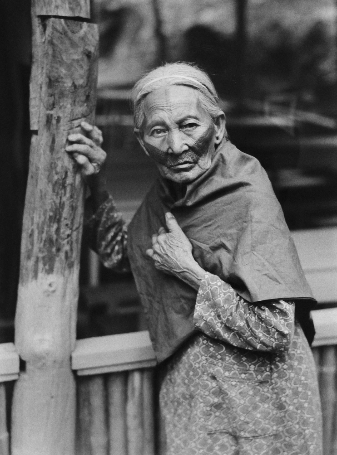 lt;br>南投县仁爱乡静观部落的泰雅族人,现在被规为赛德克族