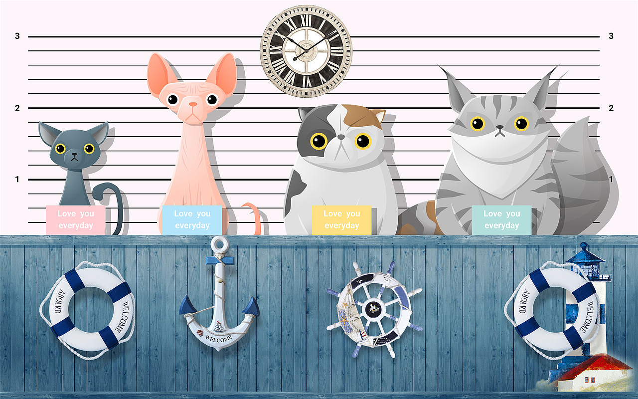 儿童 墙纸 壁纸 房间装饰 可爱 童真 童趣