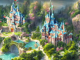 #AI創(chuàng)作實驗室#天堂古堡