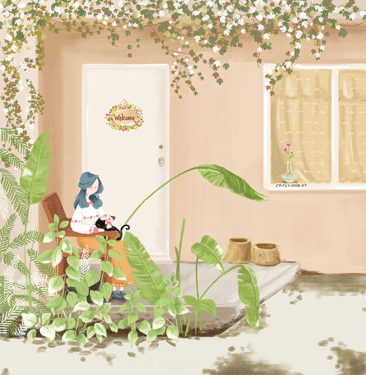 时光静好（图ZMTM0Mjc2NTI4） - 创作习作 - 站酷设计师catly_wang原创素材 - 站酷ZCOOL