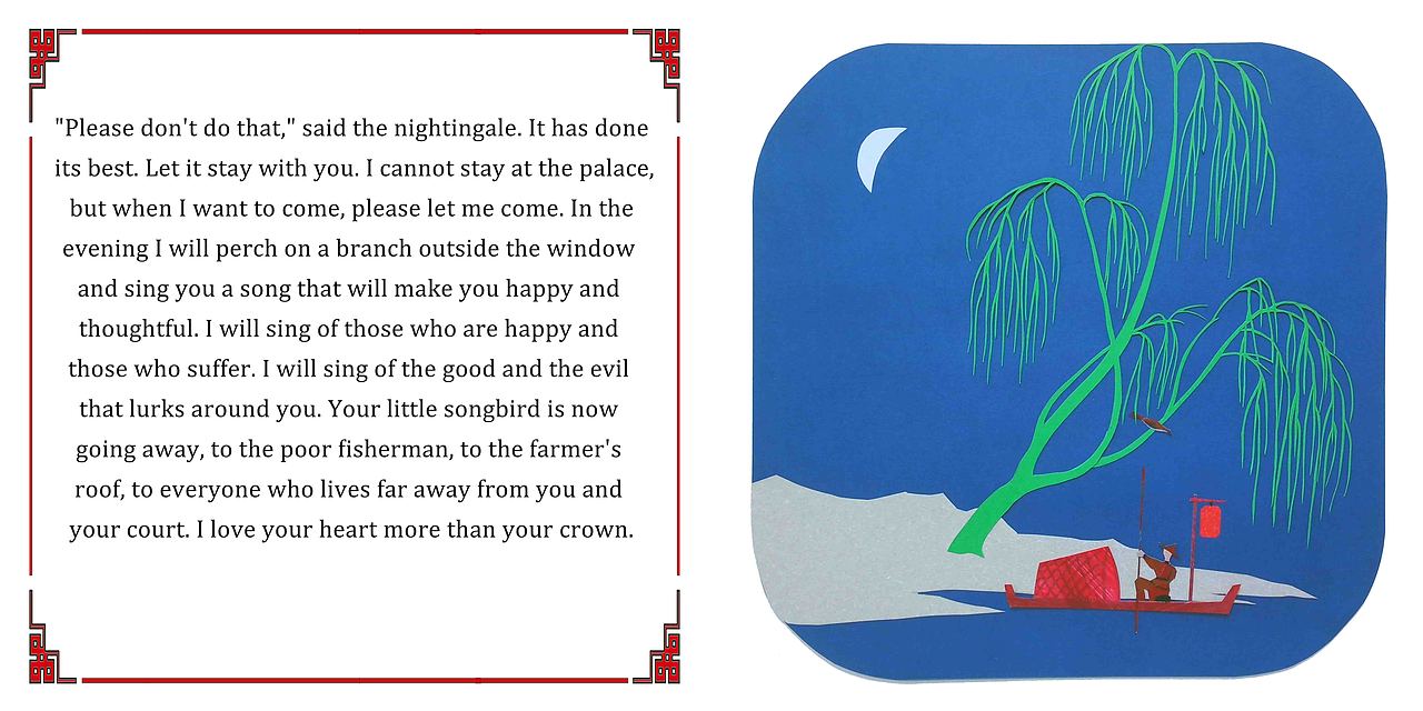 《夜莺》绘本 Andersen's Nightingale picture book