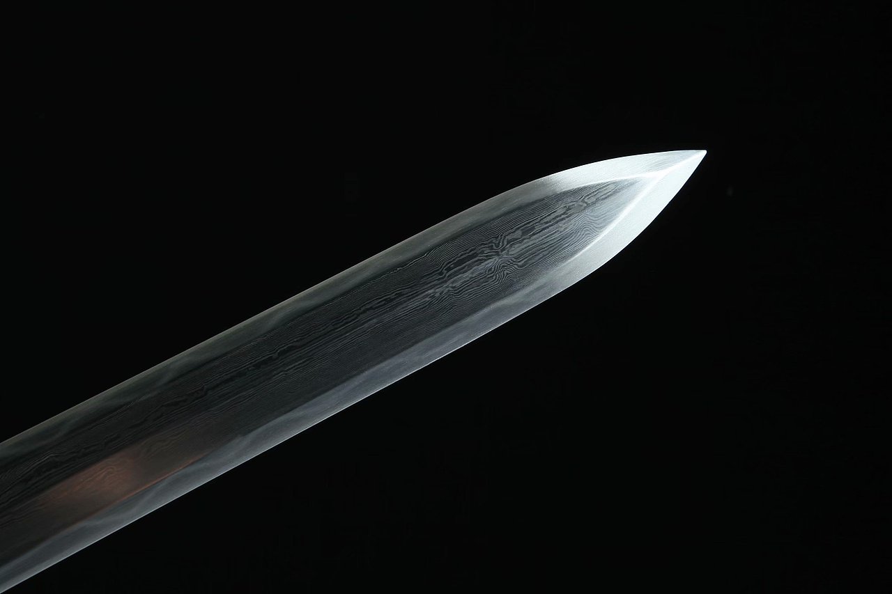 双手长剑八宝莲花浮雕牡丹和风堂美术刀剑