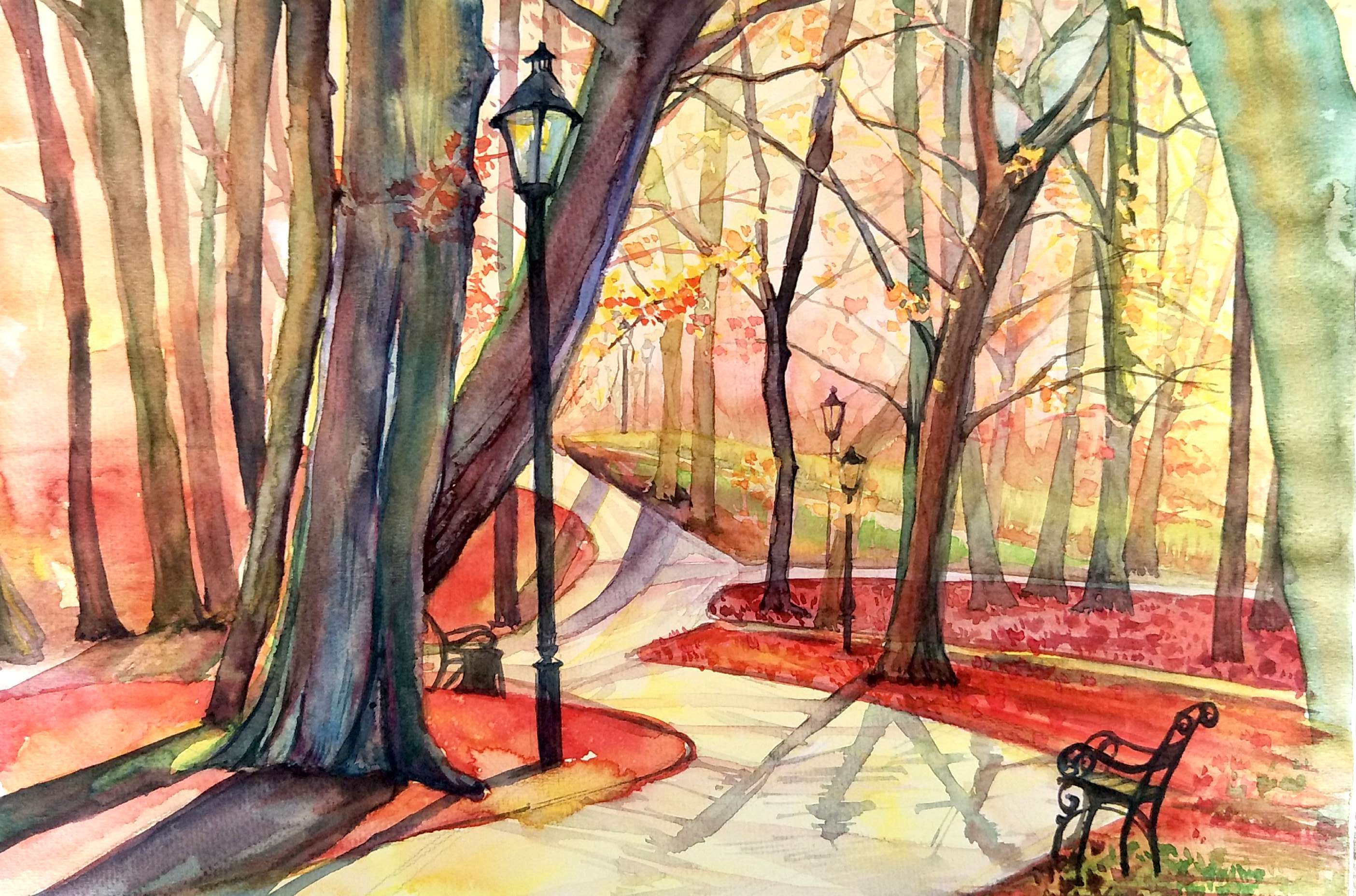 水彩风景|插画|插画习作|kinorain - 原创作品 - 站酷 (zcool)