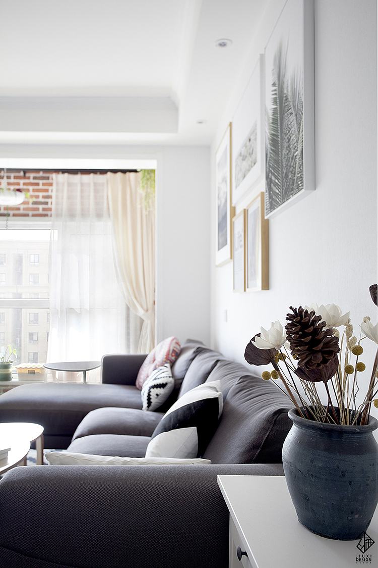 【久栖设计】郑州民安北郡丨北欧风格设计丨春夏正当时（图ZMTAyMDExMzk2） - 家装设计 - 站酷设计师久栖设计原创素材 - 站酷ZCOOL