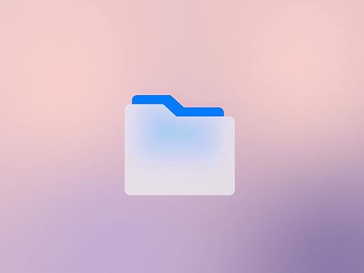 AI AE制作动态磨砂图标