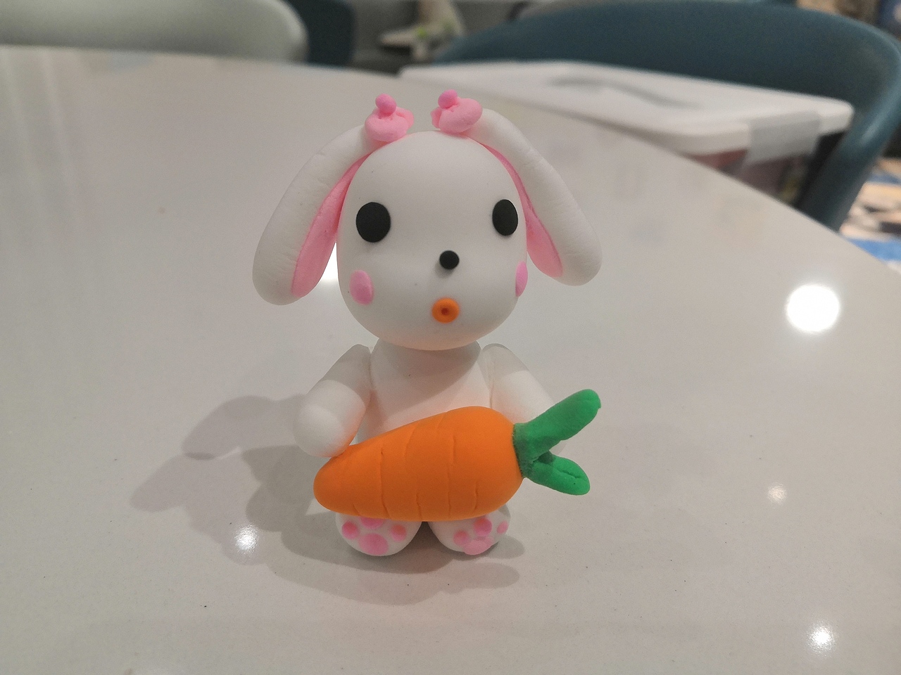 萌萌哒轻粘土手工