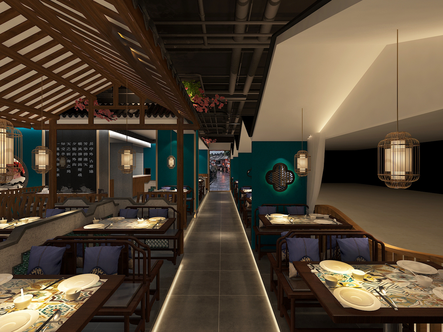 椒点渔月 酸菜鱼餐厅 空间设计/ 鼎顺餐饮品牌全案设计