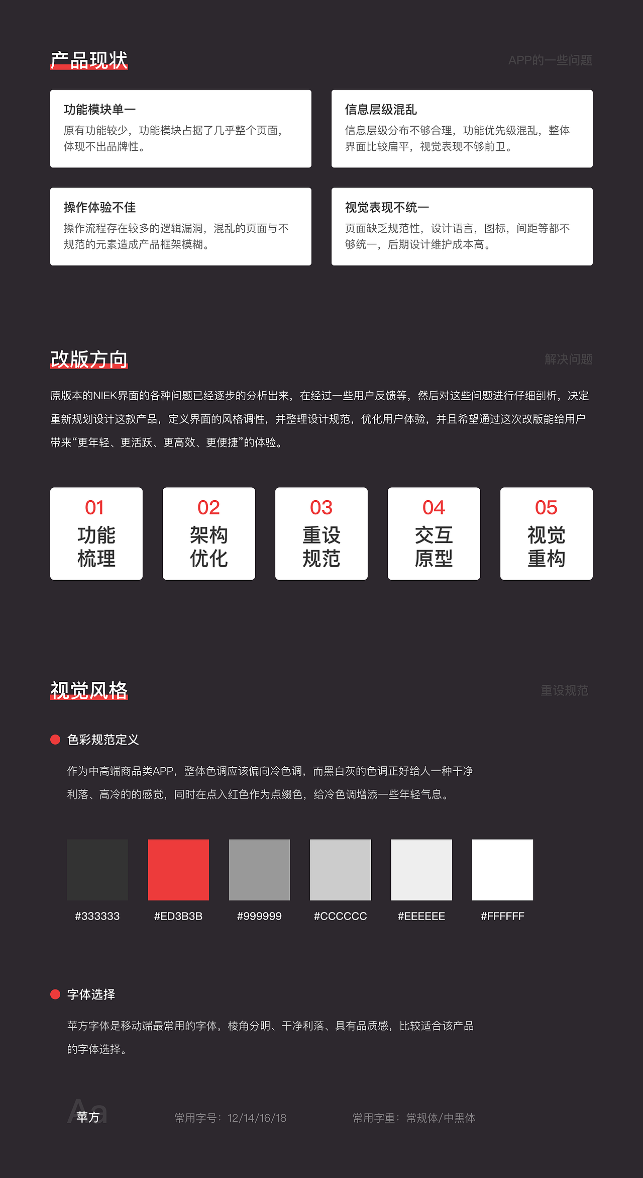 NIKE APP 重设计【个人作品集】