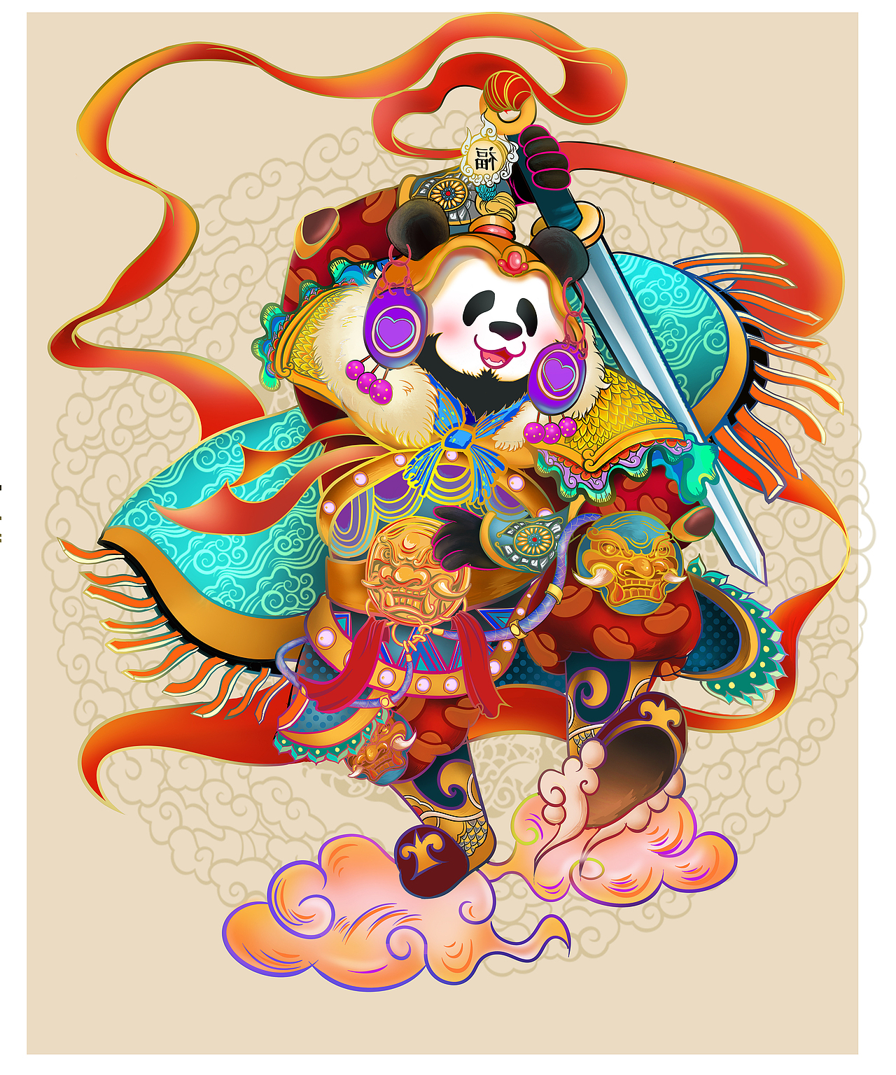 门神2|插画|商业插画|syrian也是雨_原创作品-站酷zcool