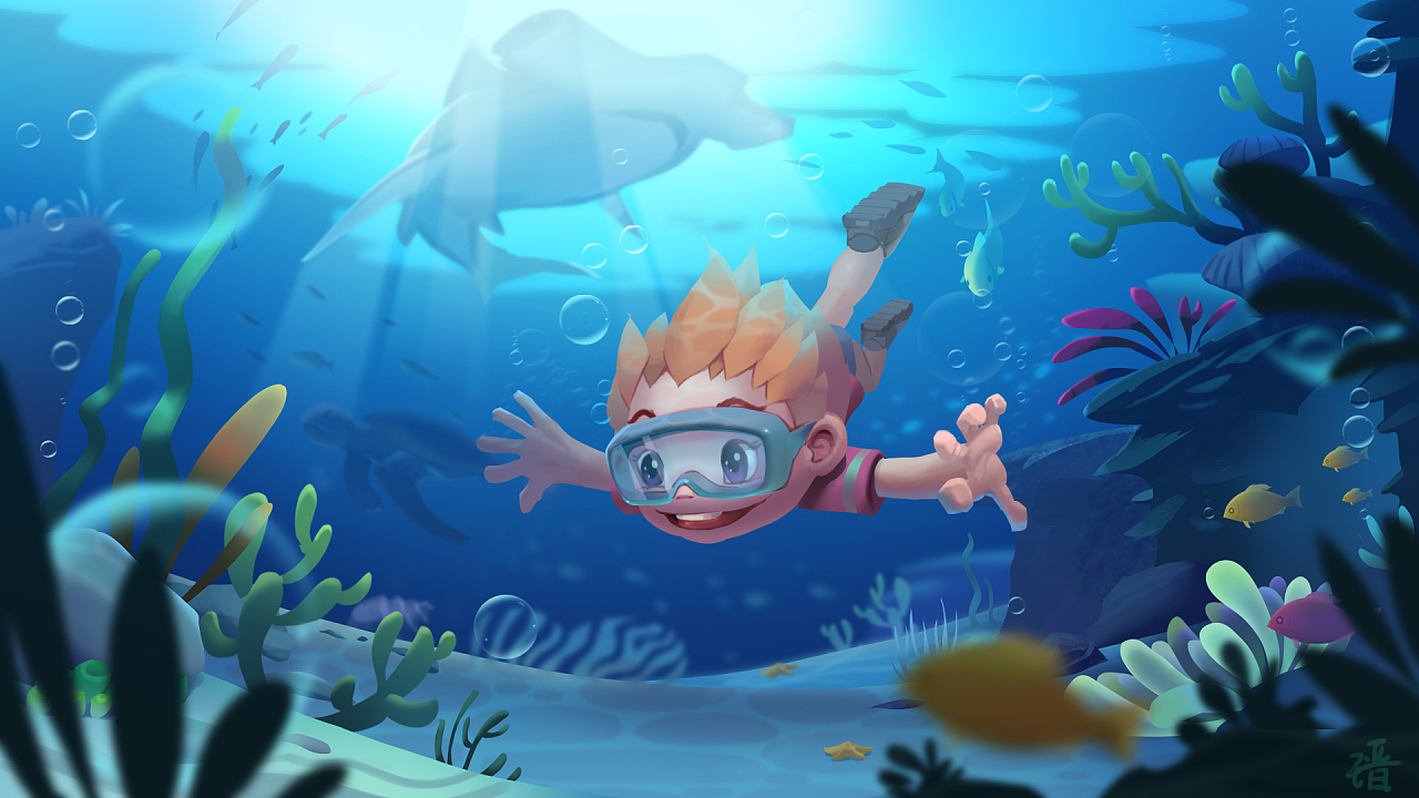 海底世界|插画|游戏原画|w_jinx - 原创作品 - 站酷 (zcool)