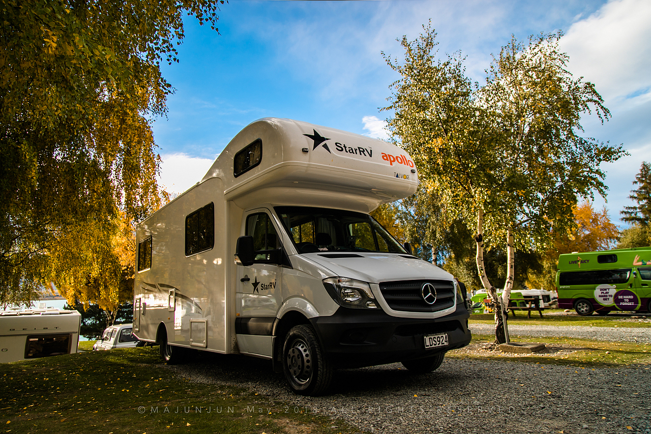 新西兰是房车自驾游的天堂,我们租的是房车公司StarRV 旗下的Hercules车型。