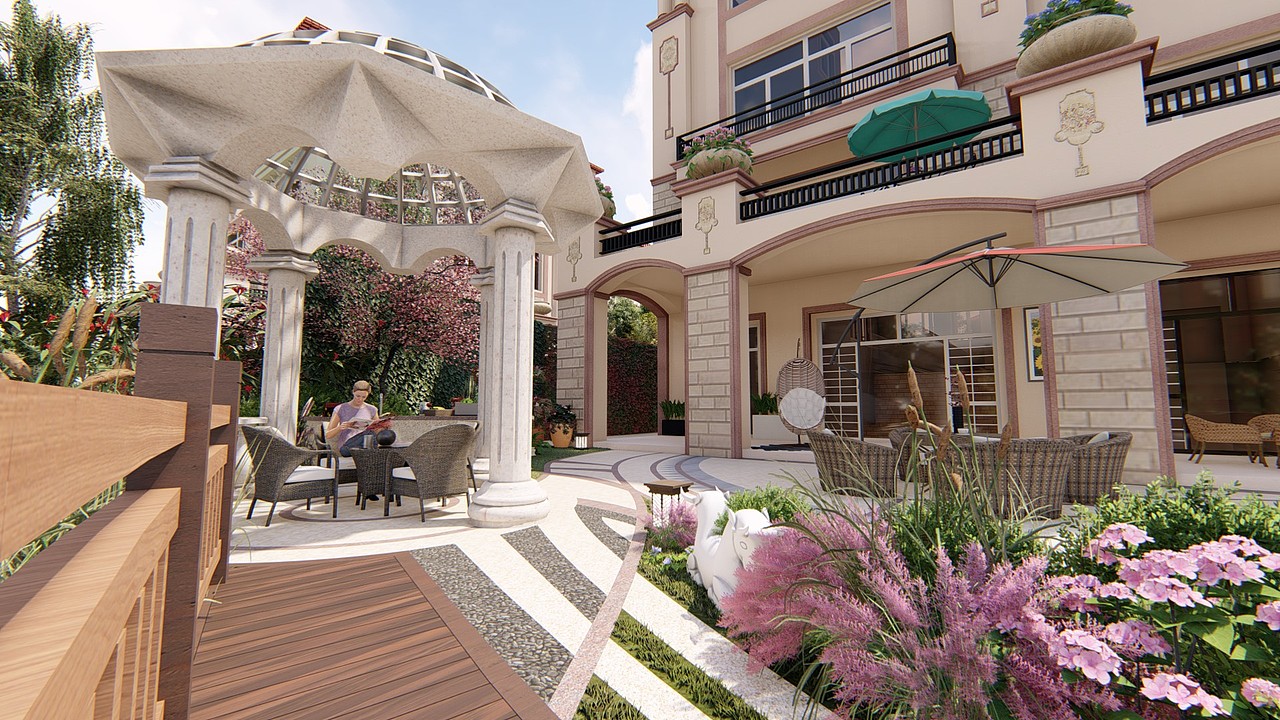 欧式庭院景观设计