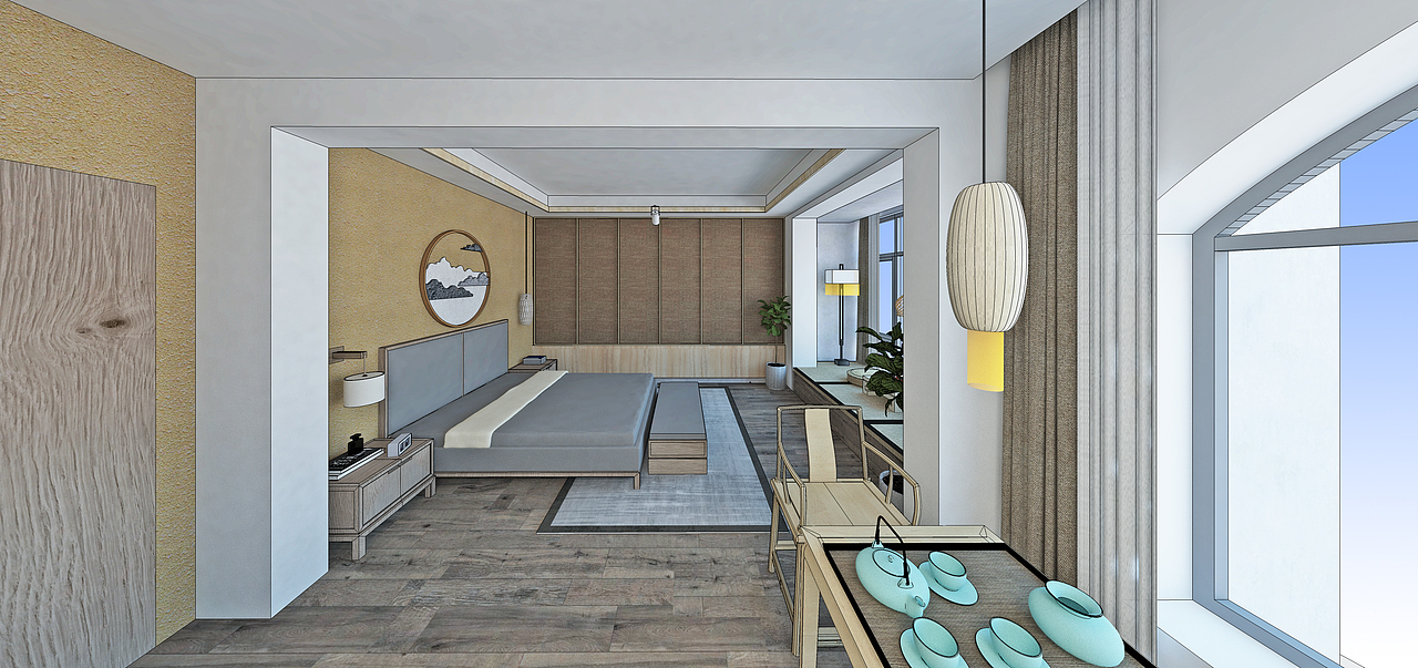 五台山禅意民宿设计