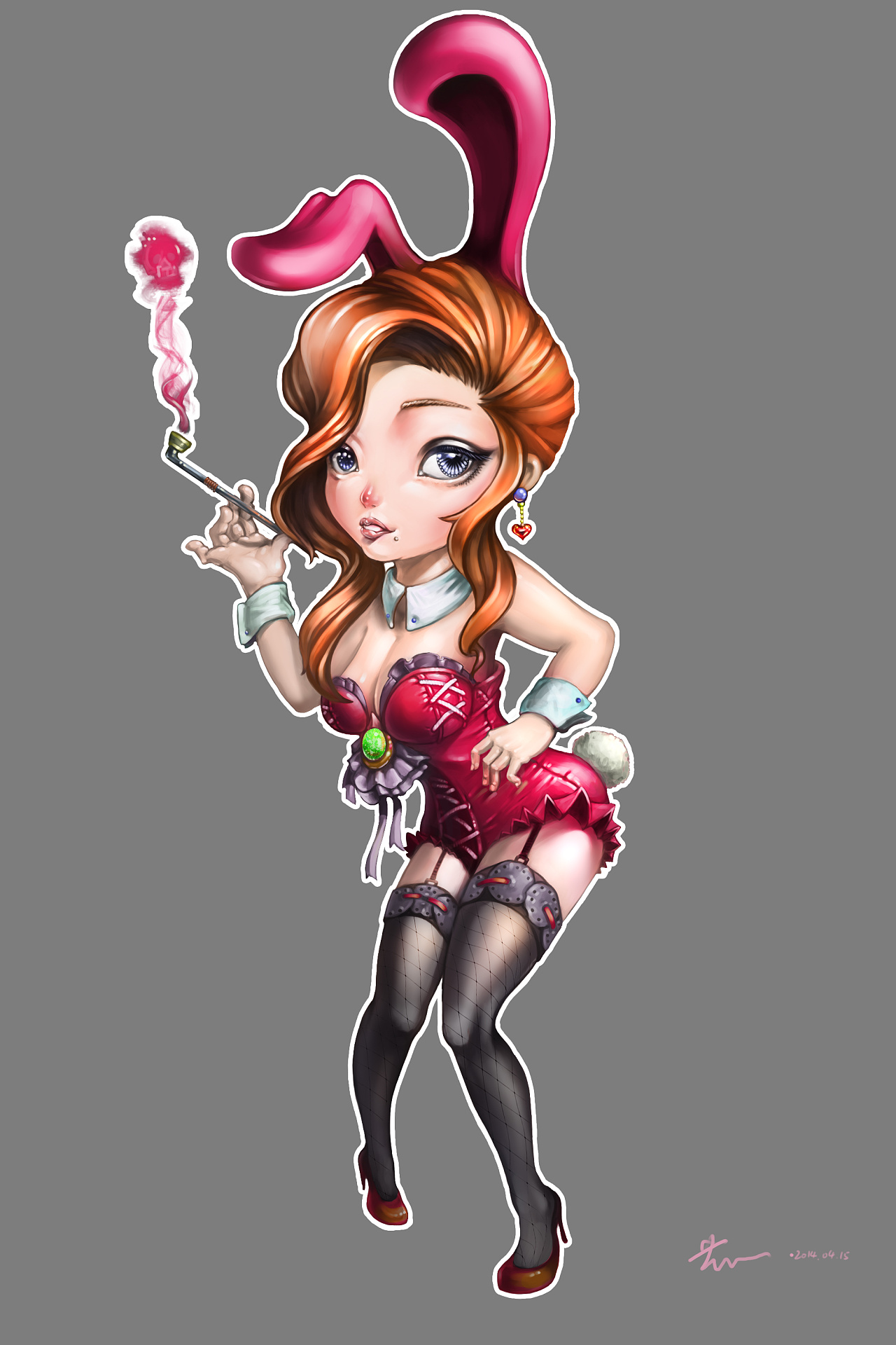 q 兔子|插画|插画习作|杜花花 - 原创作品 - 站酷 (zcool)