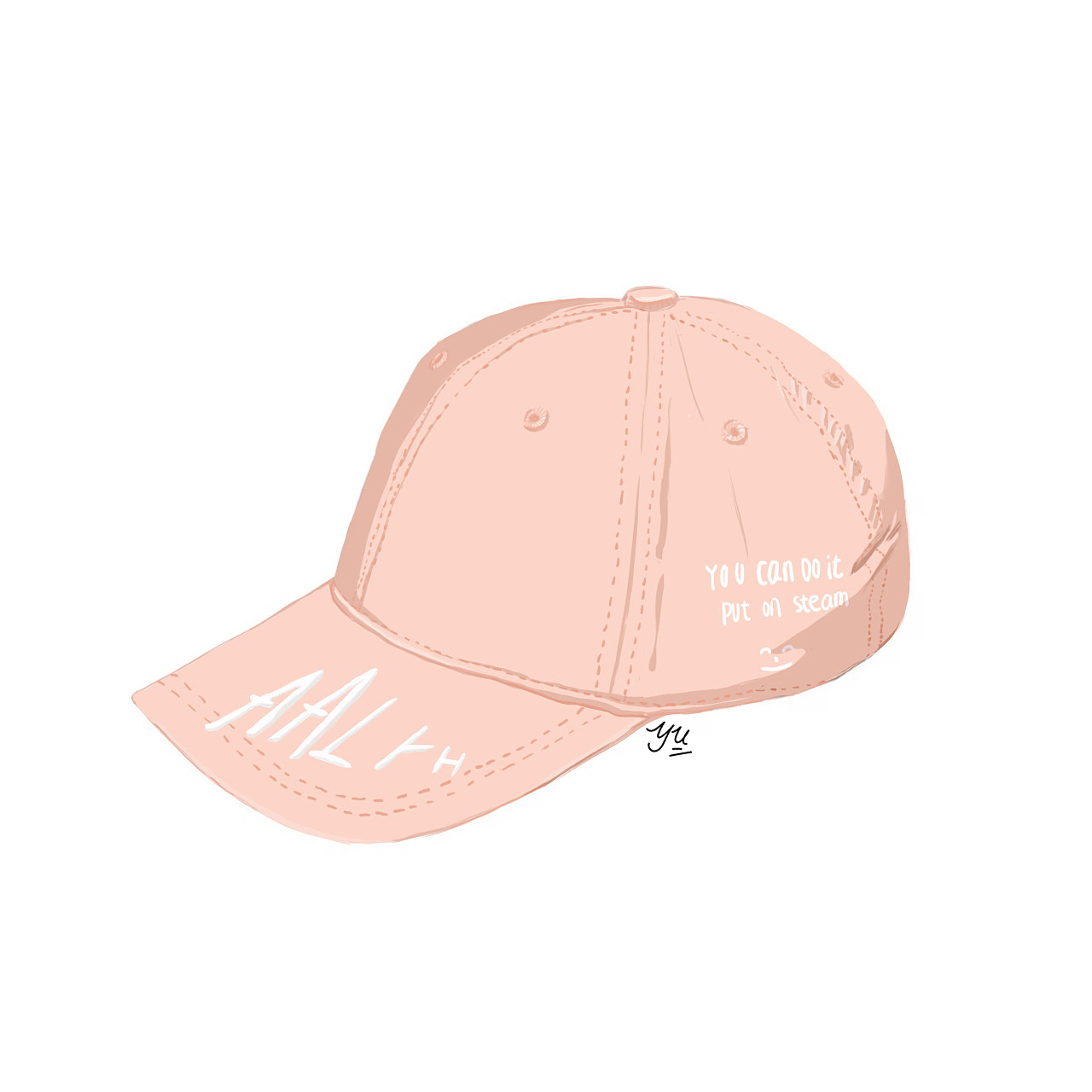 棒球帽baseball cap(粉色哒)