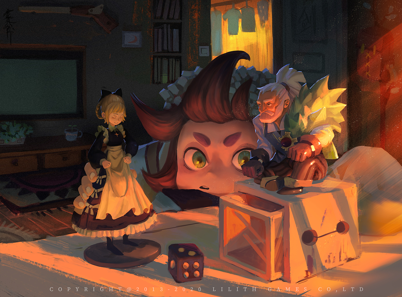 剑与远征的同人插画