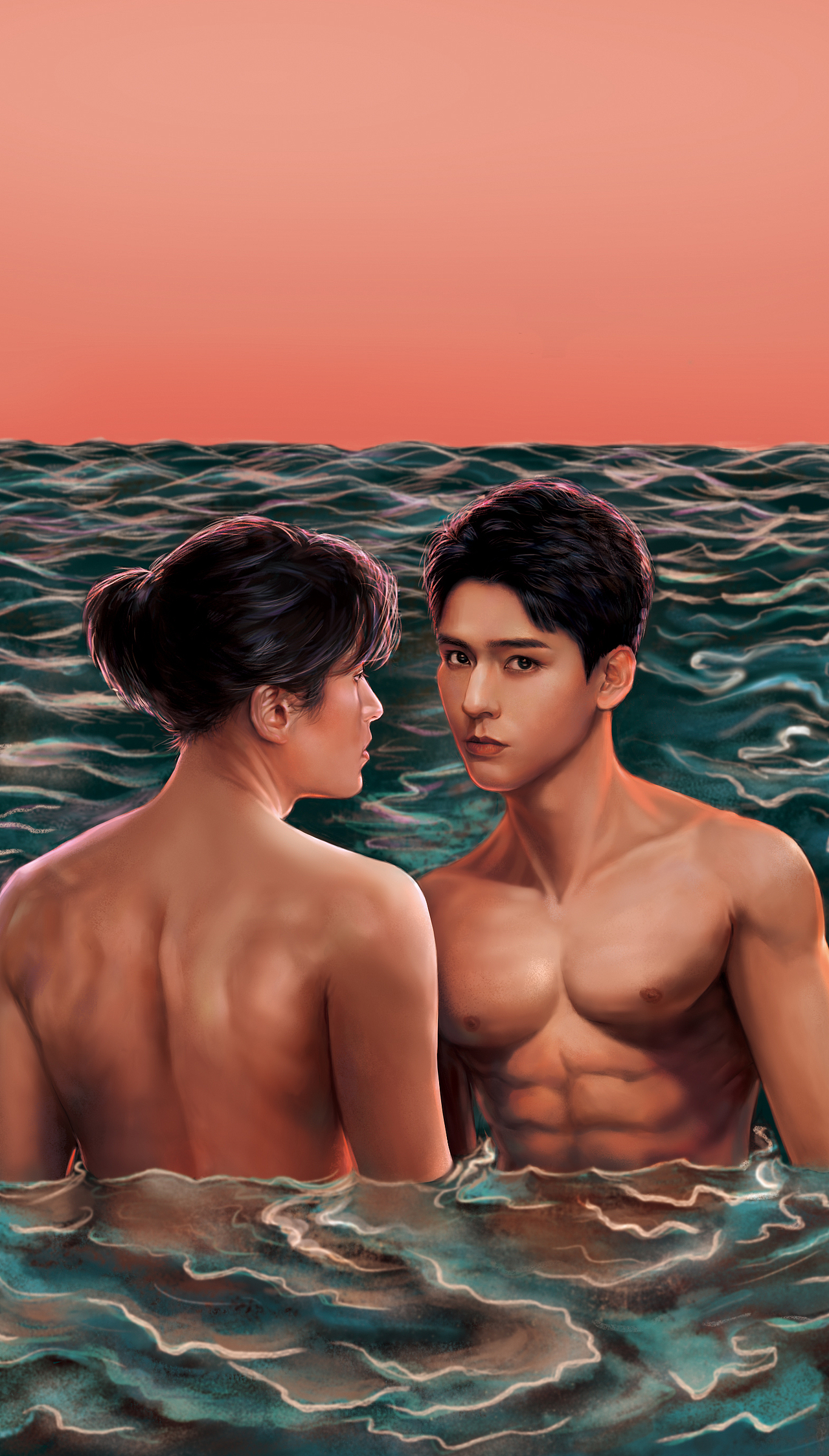 公主与恶龙（图ZMjY0NDE2NzY0） - 艺术插画 - 站酷设计师LIAN51129原创素材 - 站酷ZCOOL